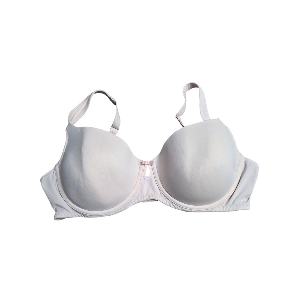 Ellen Tracy Bra 38D Womens Underwired Padded Adjustable Straps Light Pink